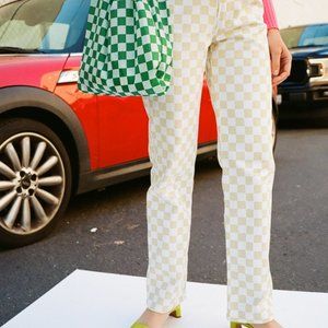 パンツ holiday WASHED CHECK SHIRT PANTS Holiday Pants | Free People
